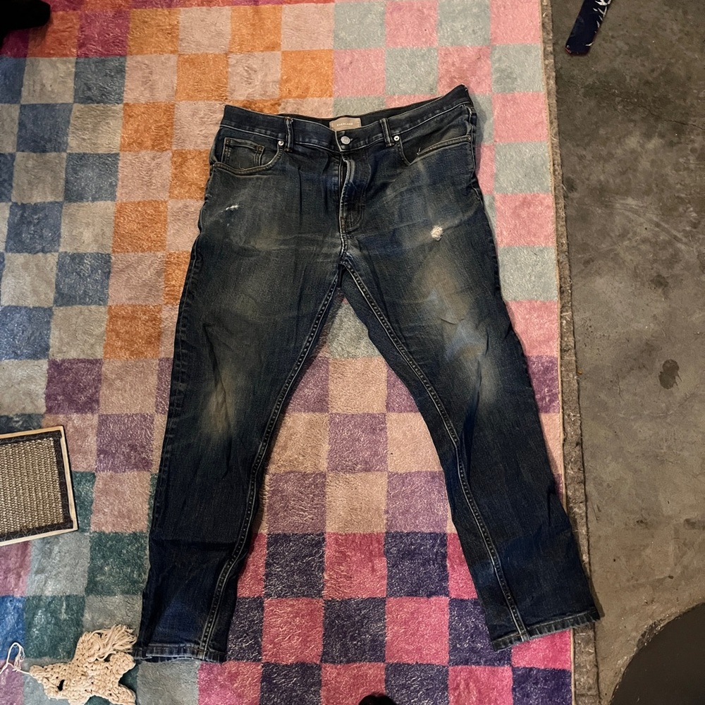 Everlane Blue Straight Jeans Vintage Appeal